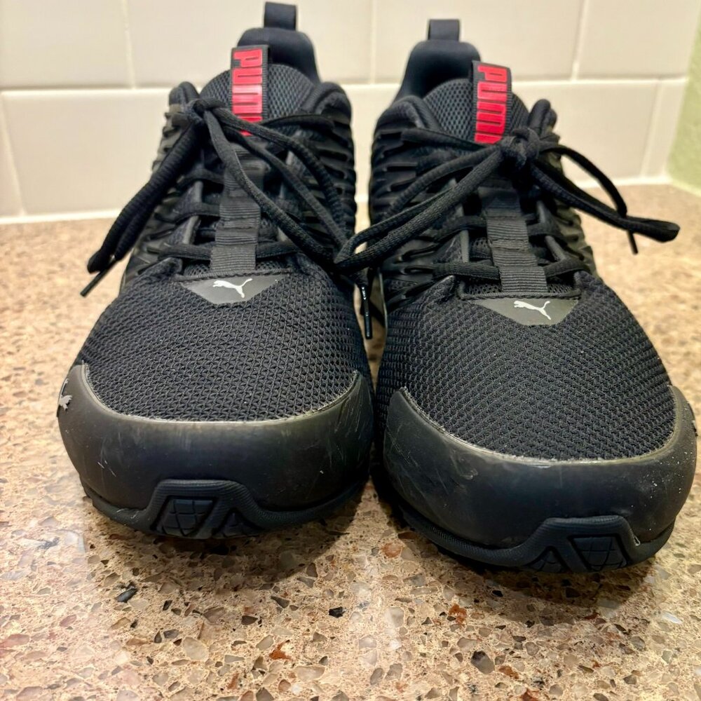 Mens Puma Voltaic Evo Running Shoe w/Softfoam - Black Size 10M - Picture 2 of 11